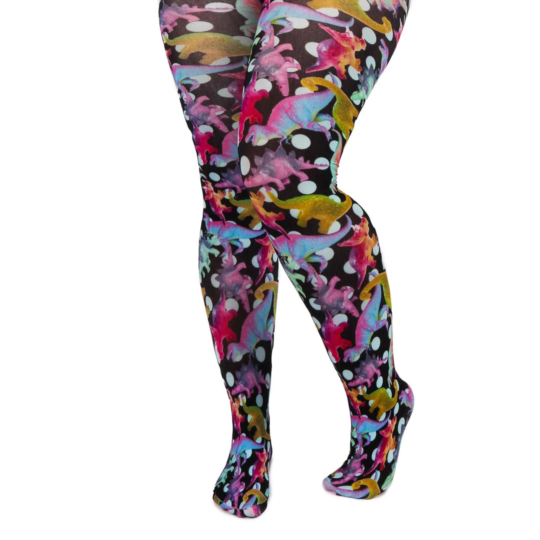 Irregular Choice Clothing Everything Dino Dino Dino Tights
