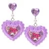 Irregular Choice X Melody Heart Earrings