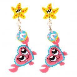 Irregular Choice Accessories Crabsolutely Earrings