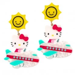 Irregular Choice X Kitty Air Earrings